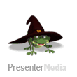 Buggy Frog Witch Hat PowerPoint animation