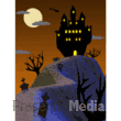 Haunted Castle Bats Powerpoint animation