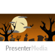 Graveyard Moon PowerPoint animation