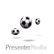 Group Soccer Balls Bounce Powerpoint animation
