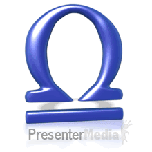 Libra Symbol PowerPoint animation