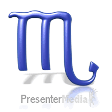 Scorpio Symbol PowerPoint animation