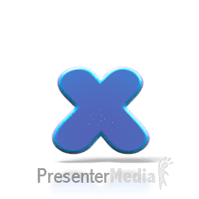 Bouncing X PowerPoint animation