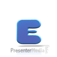 Bouncing E PowerPoint animation