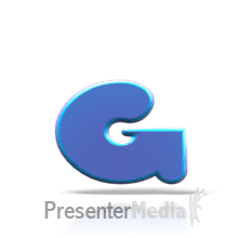 Bouncing G PowerPoint animation