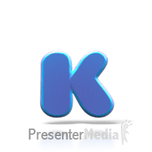 Bouncing K PowerPoint animation