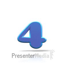 Bouncing 4 PowerPoint animation
