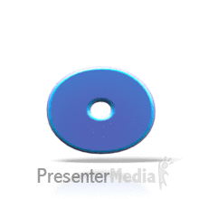 Bouncing 0 PowerPoint animation