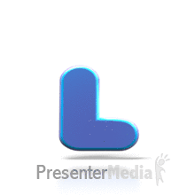 Bouncing L PowerPoint animation