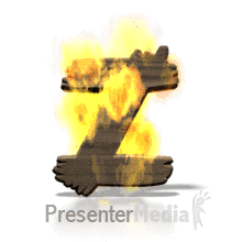 Fire Blaze Z PowerPoint animation