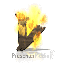 Fire Blaze D PowerPoint animation