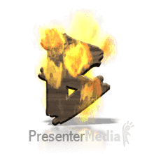 Fire Blaze B PowerPoint animation