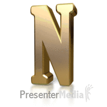 Gold Streak N PowerPoint animation
