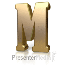 Gold Streak M PowerPoint animation
