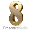 Gold Streak 8 PowerPoint animation