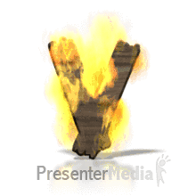 Fire Blaze V PowerPoint animation