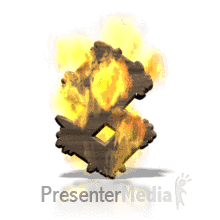 Fire Blaze 8 PowerPoint animation