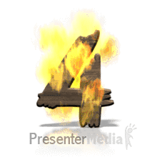Fire Blaze 4 PowerPoint animation