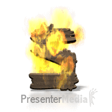 Fire Blaze 5 PowerPoint animation