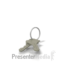 House Keys Display PowerPoint animation