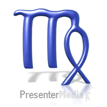Virgo Symbol PowerPoint animation