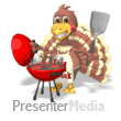 Turkey Grilling PowerPoint animation