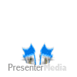 Ribbon Poles Happy Birthday - PowerPoint Animation
