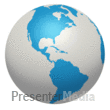 Global World Popup Americas PowerPoint animation