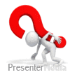 ID# 2483 - Carrying Question Mark - PowerPoint Animation