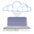 Cloud Computer Download PowerPoint animation