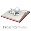 ID# 3136 - Reading A Book  - PowerPoint Animation