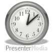 ID# 3149 - Clock Hands Spinning - PowerPoint Animation