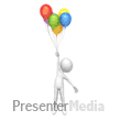 Colored Balloons  - PowerPoint Animation