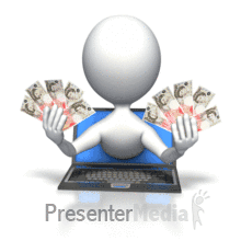 Internet Riches Pound PowerPoint animation