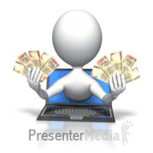 Internet Riches Rupee PowerPoint animation