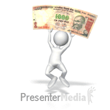 Happy Money Rupee PowerPoint animation