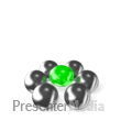 Stand Out Group Green PowerPoint animation