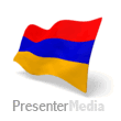 Animated Armenia Flag PowerPoint animation