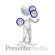 ID# 4437 - Figure Juggling Time - PowerPoint Animation