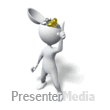 ID# 4586 - Stick Figure Standing Brilliant Idea - PowerPoint Animation