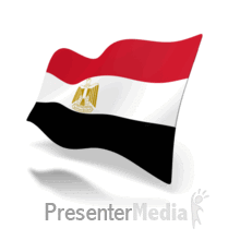 Animated Egyptian Flag PowerPoint animation