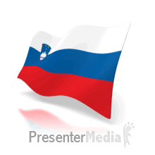 Animated Flag of Slovenia PowerPoint animation
