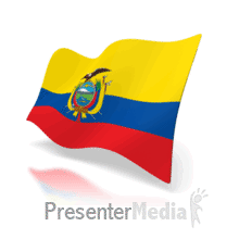 Ecuador Animated Flag PowerPoint animation