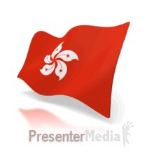 Hong Kong Animated Flag PowerPoint animation