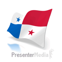 Panama Animated Flag PowerPoint animation