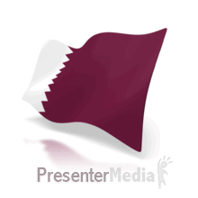 Qatar Animated Flag PowerPoint animation