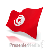 Tunisia Flag Animated PowerPoint animation