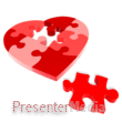 Heart Puzzle Piece Missing  PowerPoint animation