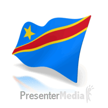 Democratic Republic of Congo Flag PowerPoint animation
