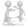 Stick Figure Heated Argument  - PowerPoint Animation